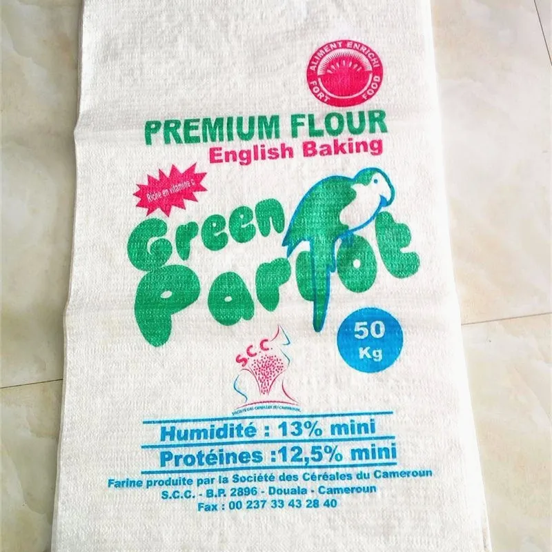 10kg to 50kg PP Woven Bags in White Color PP Sacks Packing Bags Polypropylene Bag