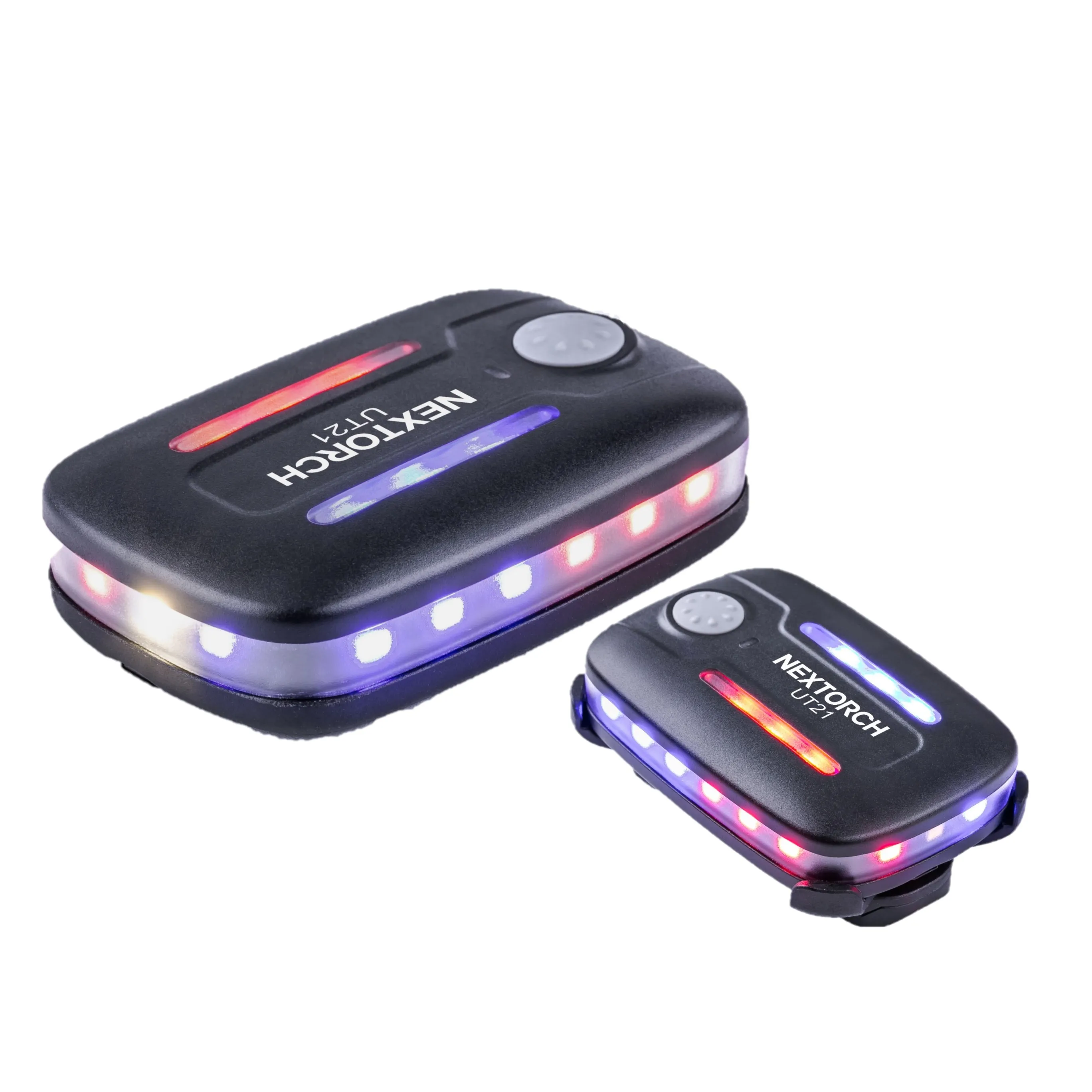 Nextorch UT21 red blue shoulder led light equipment rechargeable blue lights signal light blinker