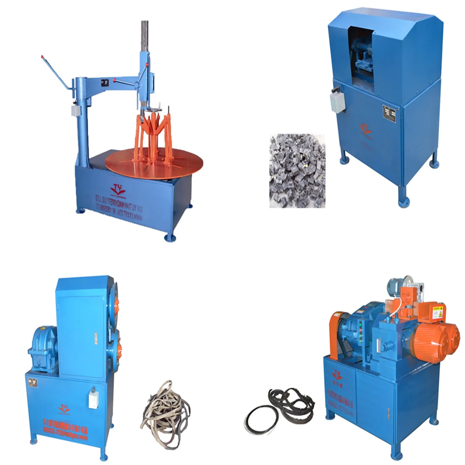 Rubber cutting tools waste tyre scraping machine to chips