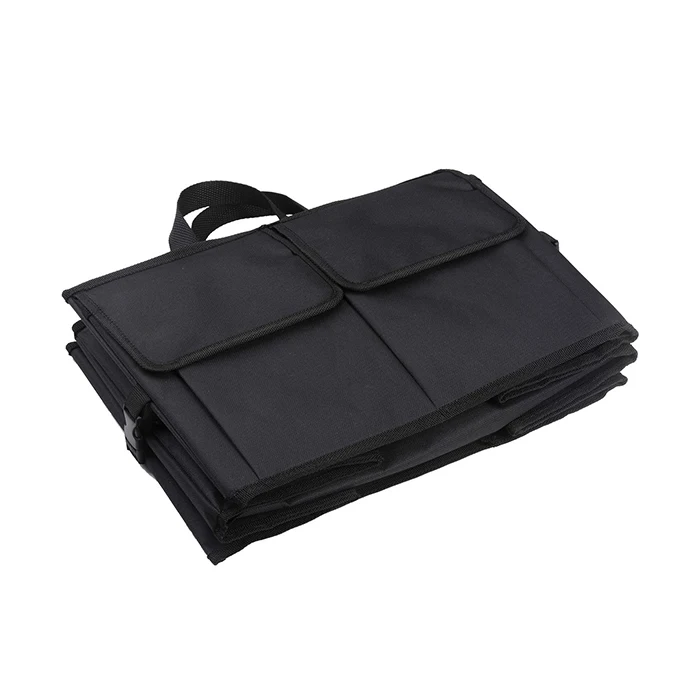 Wholesale multipurpose polyester portable sedan storage bag car trunk organizer