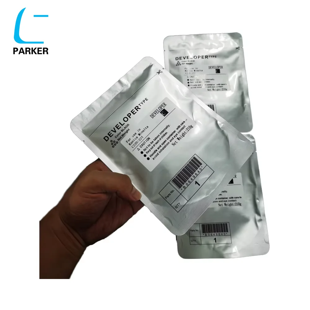 C Parker Compatible Konica Minolta Bizhub C220/C280/C360/C224/C284/C364e/C454/C554/C258/C308/C368 Copier Developer Powder