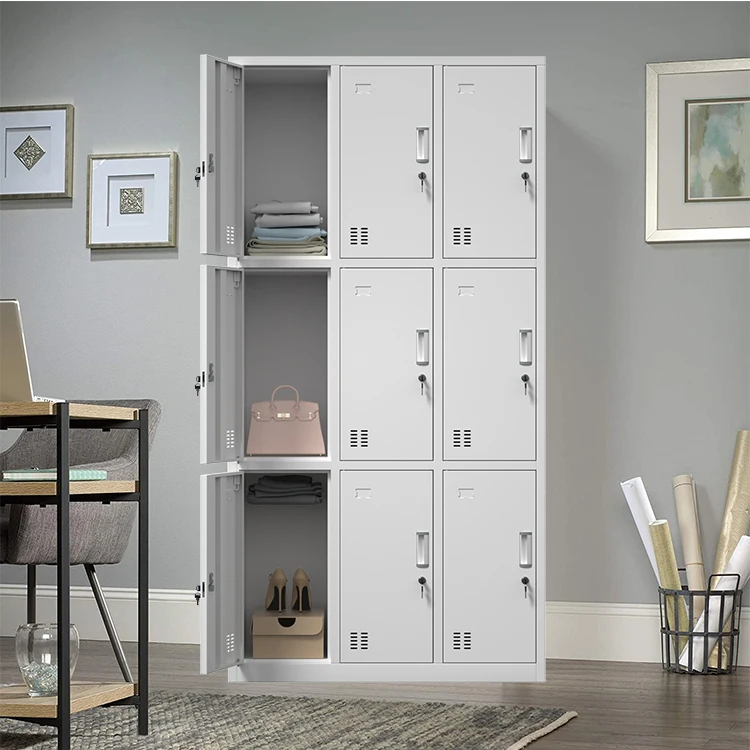 Clothing Cabinets Or Single Door  And Bags 8-door-wardrobe Metal Wardrobe