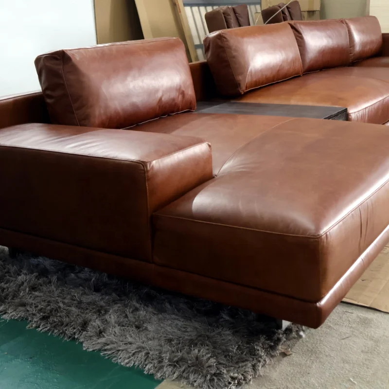 best price concepts modular sectional sofa living room furniture U shape chaise sectional sofa set premium italian leather sofa