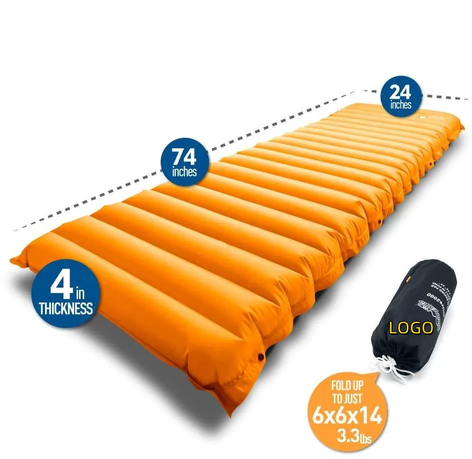 Self Inflating Sleeping Mat for Camping Portable Outdoor Lightweight Inflatable Camping Mattress Pad