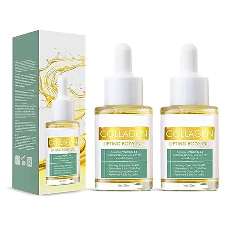 Firming Body Oil Collagen Lifting up Body Oil Anti Cellulite Belly Thigh Butt Burning Fat Reduce Wrinkles Care Slimming Oil