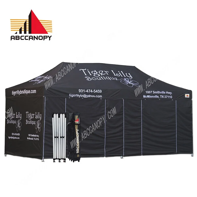 10x20 custom design folding tent advertising pop up canopy gazebo tent 10x20 for outdoor market promotional
