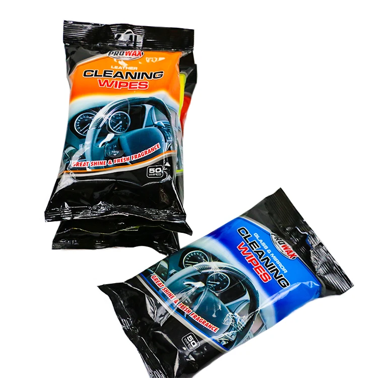 2021 disposable Car Interior Cleaning Wipes For Remove Dirt And Dust