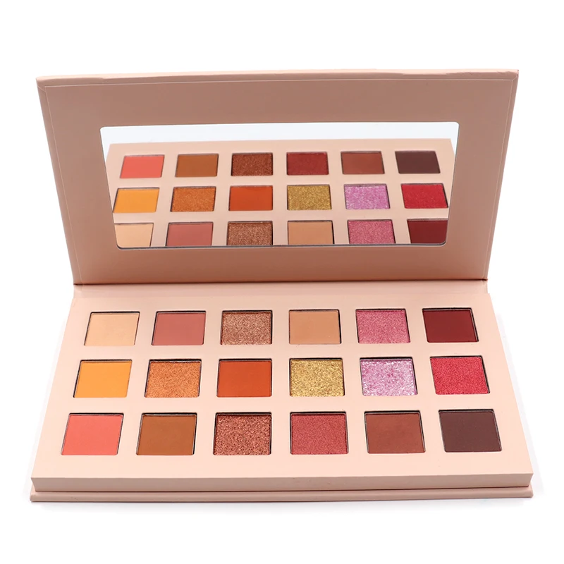 Private label hot selling wholesale pigment 18 color eyeshadow palette