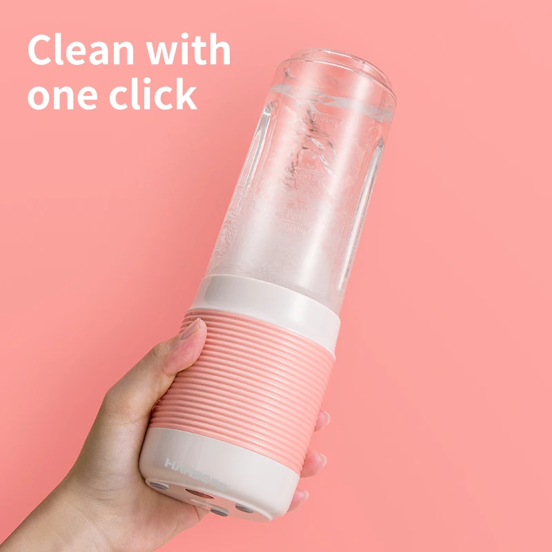 Custom logo electric mini Ice bottle blender home USB 4 blades juicer cup machine portable fruit juice blenders fruit