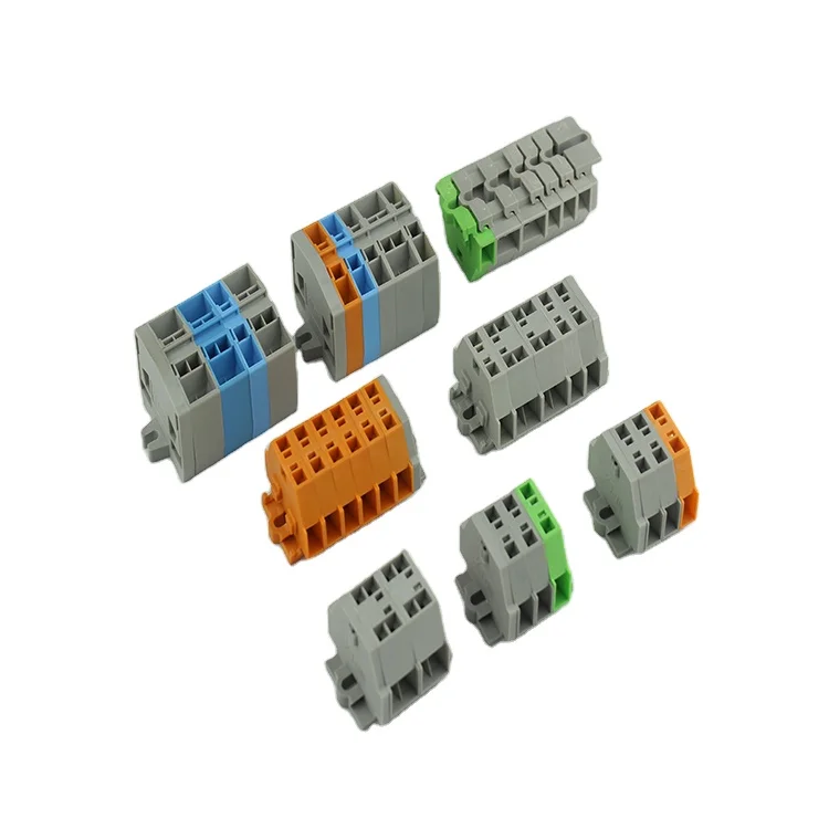 2.5mm/3.5mm/5.0mm/7.5mm Pitch Spring MCS Connectors Pluggable Male And Female Terminal Blocks