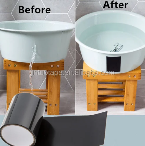 High Sticky Self-adhesive Water Leak Leakage Pipe Repair Seal Flex Rubberized Waterproof Tape Carton Box Rubber Masking 20 Rolls