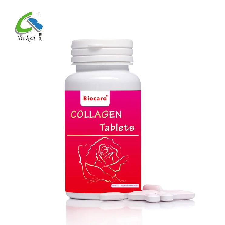 Collagen vitamin C tablets for skin whitening