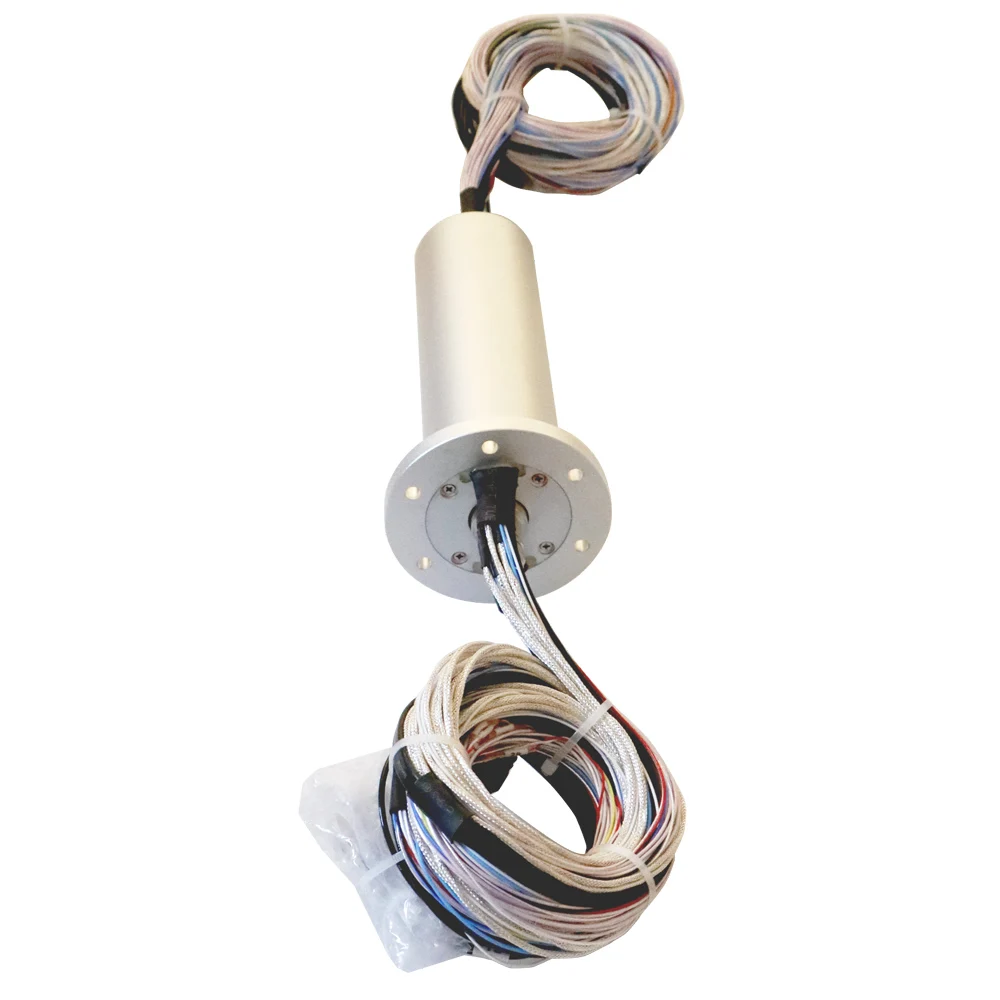 Customized industrial rotary joint conductive current collector power electrical swivel slip ring
