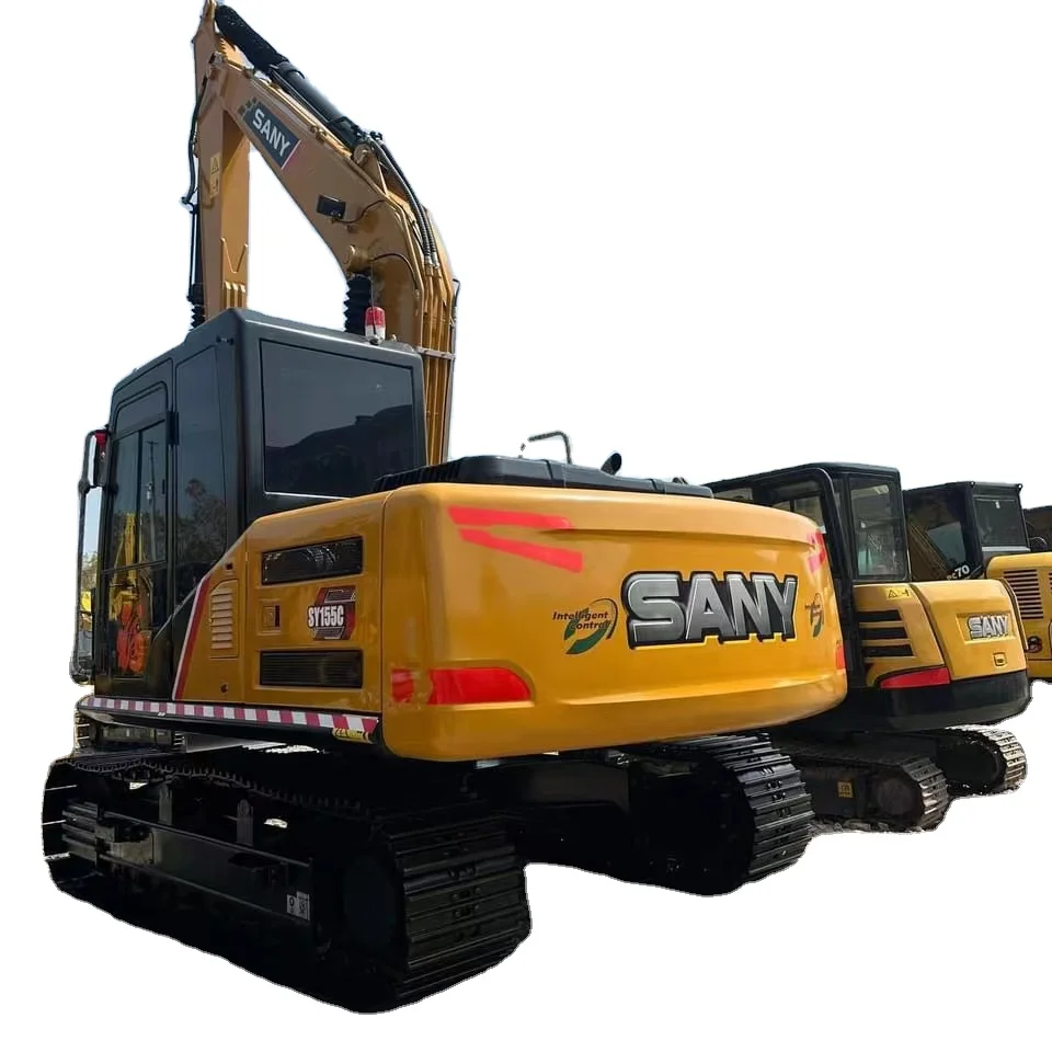Cheap   China Brand  USED   SANY 15.5ton Excavator crawler  digger   USED  SANY   SY155c  for Sale
