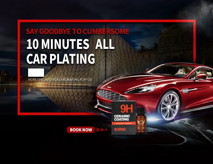 Customized Auto Care Products 9H Nano Ceramic Coating Anti-Corrosion Hydrophobic Gloss Long Lasting for Car Detailing