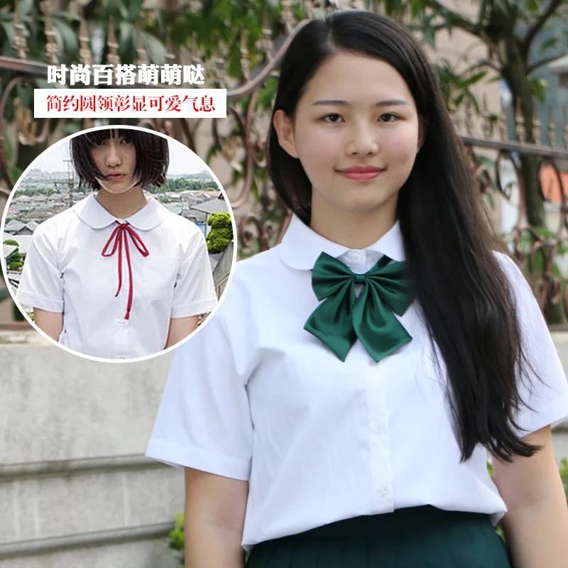 
Design bulk Embroidery Logo 100 Cotton White shirt School Uniform For school kid Children 