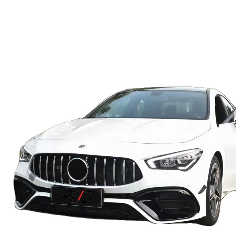 Newest car body parts CLA W118 car front bumper and grille and rear bumper upgrade CLA45S AMG model for 2020 2021