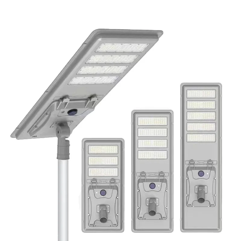 High power MPPT remote control Streetlight Outdoor Aluminum 100w 200w 300w 400w 500w All In One Integrated Solar Street Light