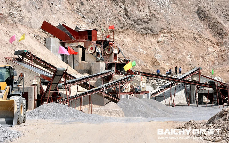 150-250tph Limestone Granite Riverstone Coal Andesite Ballast Quartz Complete Stone Crushing Production Line Rock Crusher Plant 