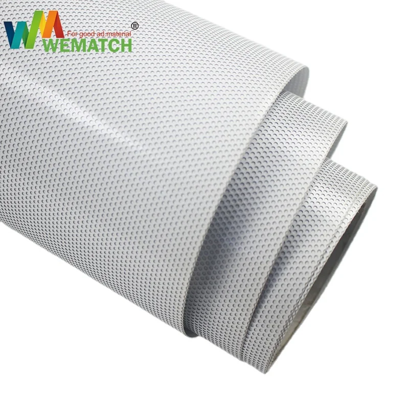 High End Quality Inkjet Printable Ecosolvent Printing Media Advertising Decoration One Way Vision Rolls