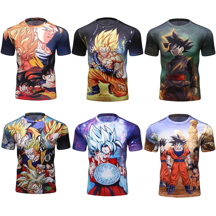 Cody Lundin аниме одежда Goku Vegeta 3D Аниме футболки