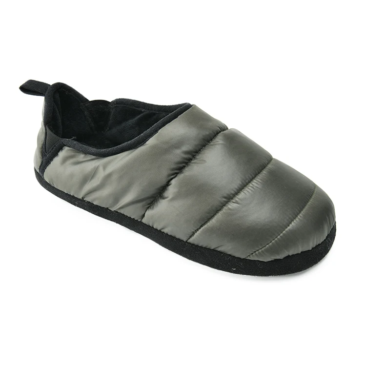 Мужские Теплые Зимние ботильоны с закрытой спиной, водонепроницаемые домашние пуховые тапочки из пены с эффектом памяти, для дома