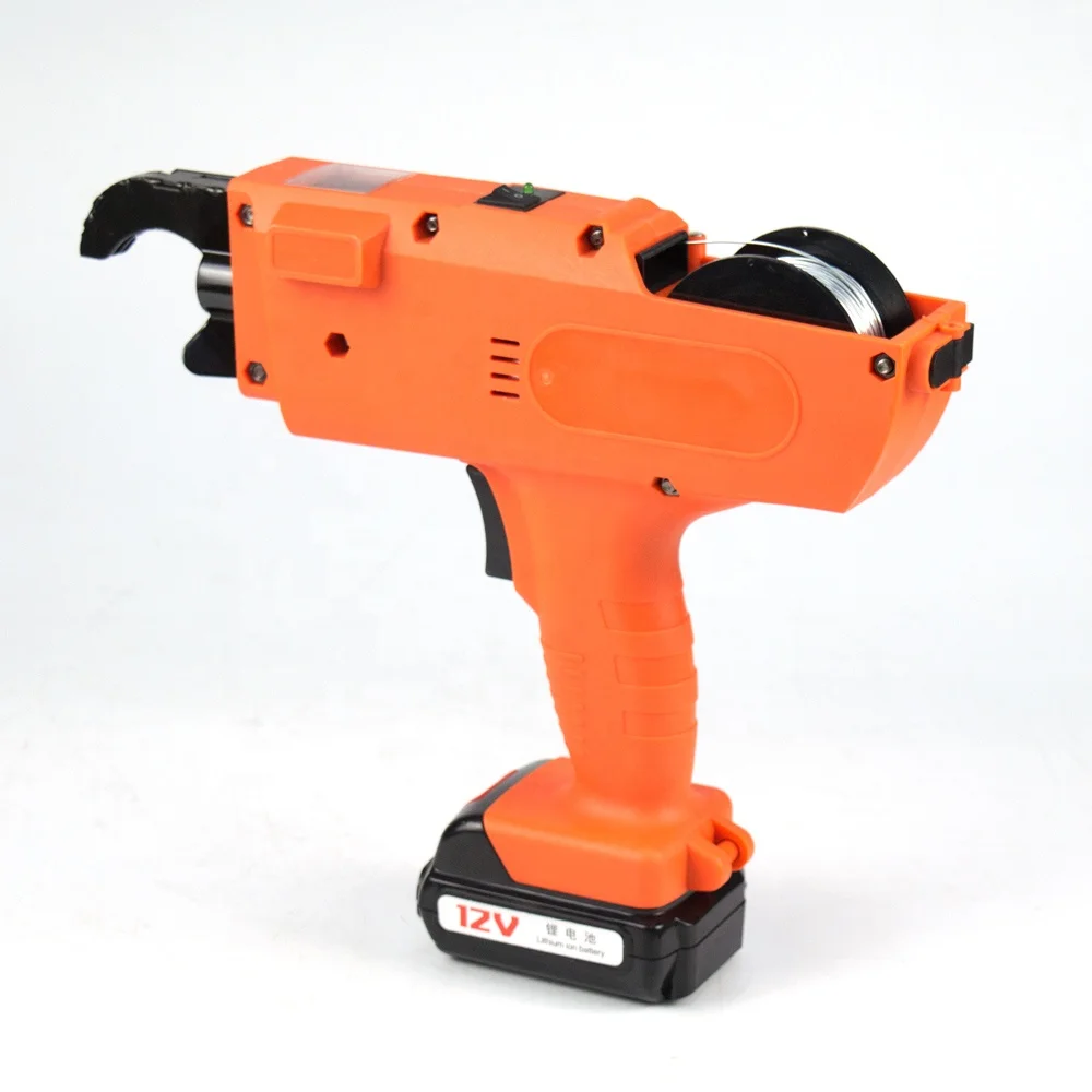 8-34mm Automatic battery power electric Rebar steel wire tying Binding strapping machine for Rebar