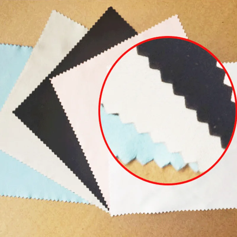 Custom size microfibre glass glasses cleaning cloth 40x40cm