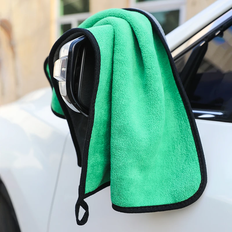 Premium car cleaning cloth custom logo rags microfiber car cleaning towels
