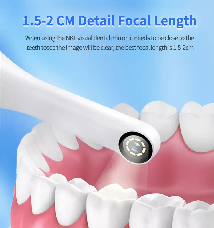 2024 Jssan Smart APP Sonic Electric Toothbrush Dual Button 15 Modes with Dental Intraoral Camera