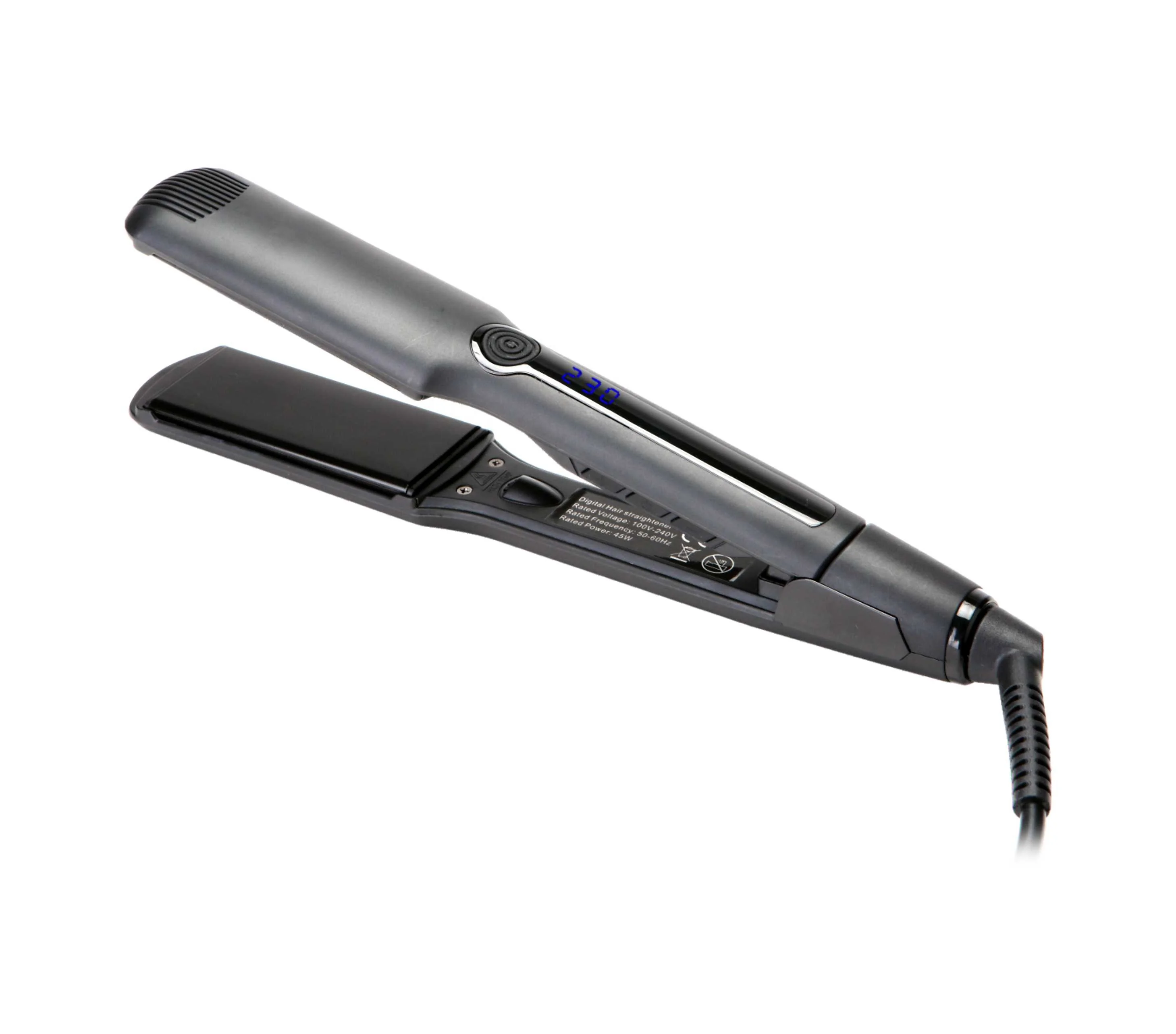 Flat Iron Top Selling Wholesale 450 Fahrenheit Ceramic Coating Plates Digital Ionic Hair Straightener Flat Iron For Beauty