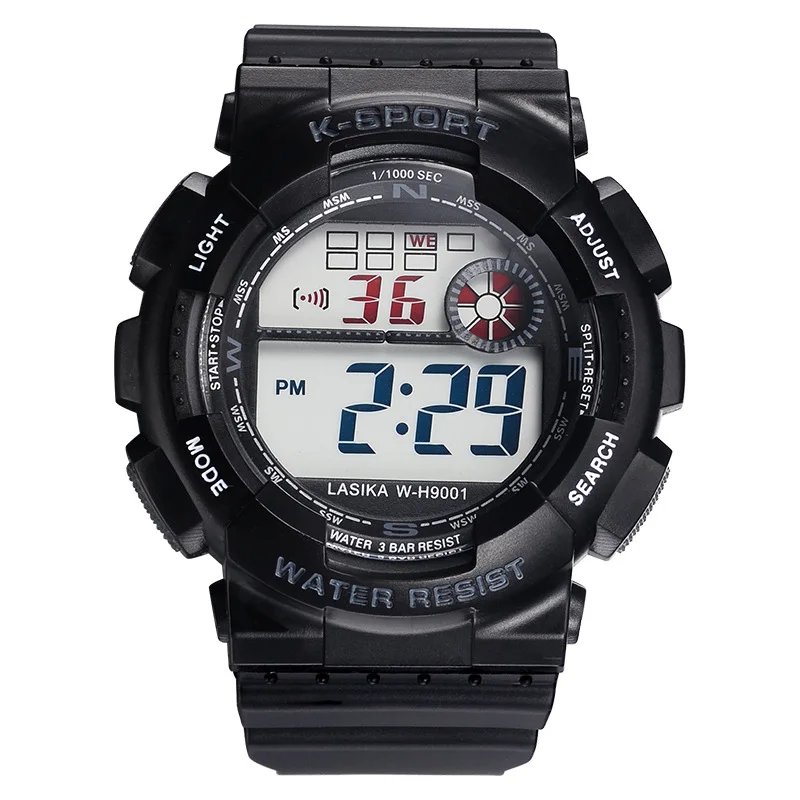 LASIKA W-H9001 G Custom smart wrist shock watch pink colour digital sport oem watches