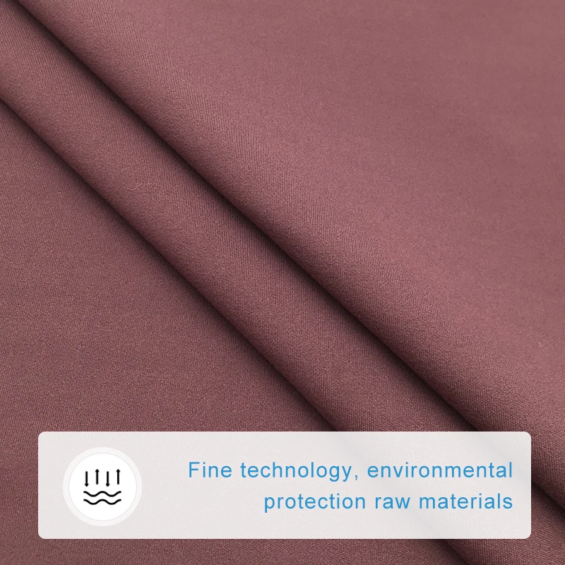high quality fabric bare polyester double face scrub 210g suitable for intense exercise yoga wear