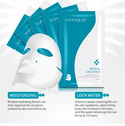 OEM/ODM Private Label Natural Skin Mask Repair sensitive skin red blood streaks and remove acne Cold Compress Face Mask