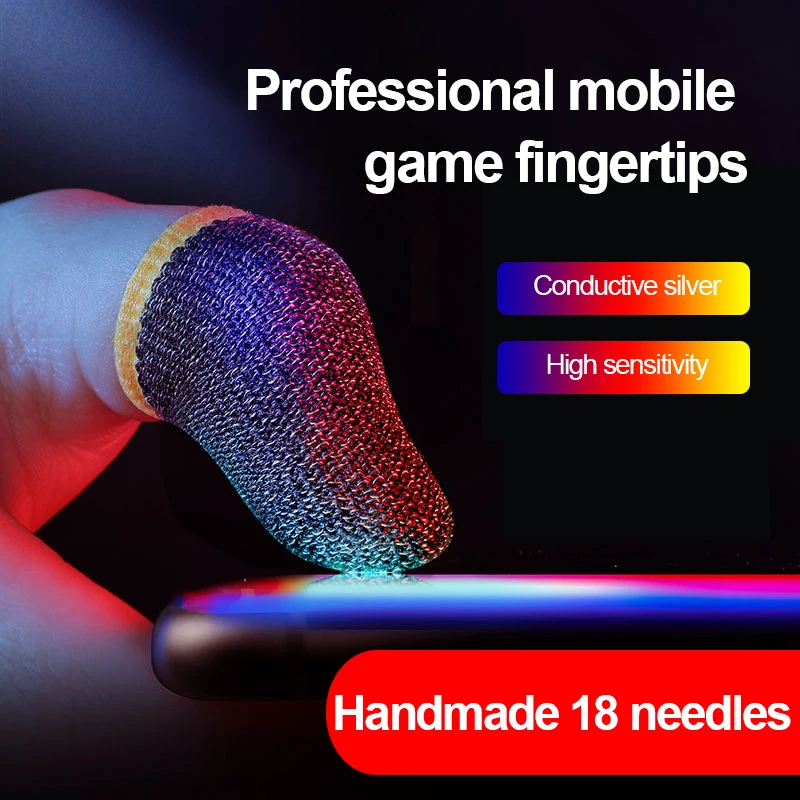 Factory wholesale for mobile phone game touch screen finger cover game finger cover sweat proof breathable fingertips