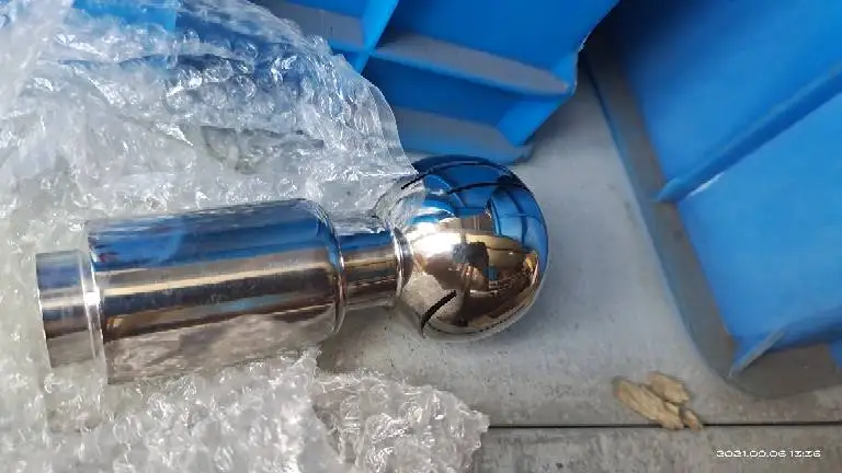ss304 sanitary rotary spray cleaning ball