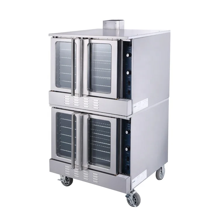  Газовая конвекционная печь в американском стиле (два слоя) новый стиль тостер для хлеба из нержавеющей стали