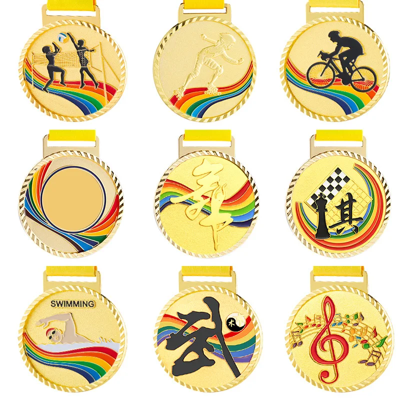 Medal Manufacturer Design Your Own Sports Metal Run Gymnastics Custom Medals