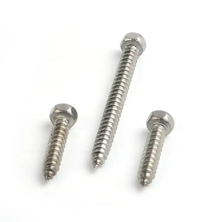 Hot Sales DIN7976 Grade 12.9 Incoloy 800 Nickel Alloy Tapping Screws M8X 50mm with Hex Head Metric System