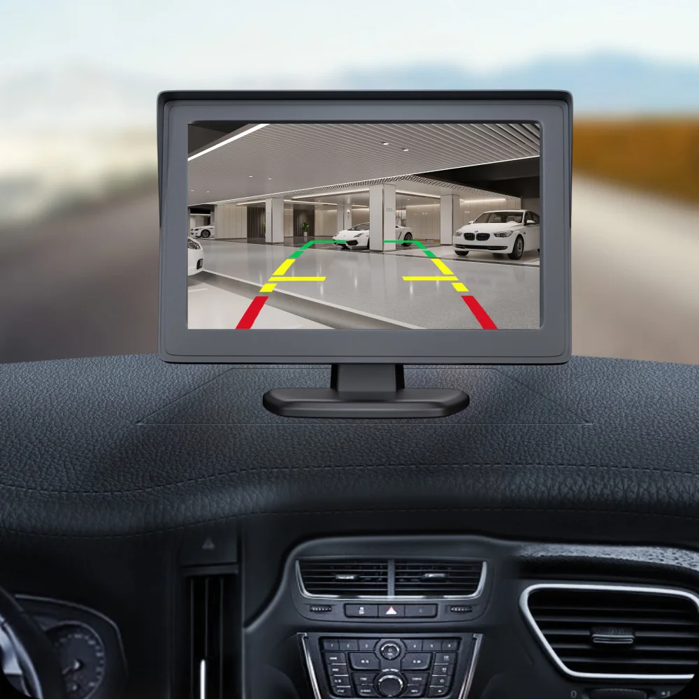 Autoelectronics Portable Small 4.3 5 Car Monitor Led Car Lcd Bus Tv 7 9 10 Inch Monitor for Voiture Van Mini Bus