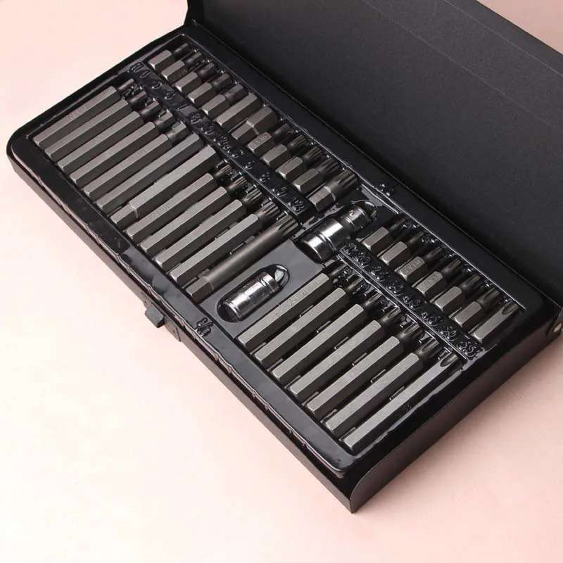 Allen wrench auto repair tool spline 40 pieces Torx screwdriver bit combination set