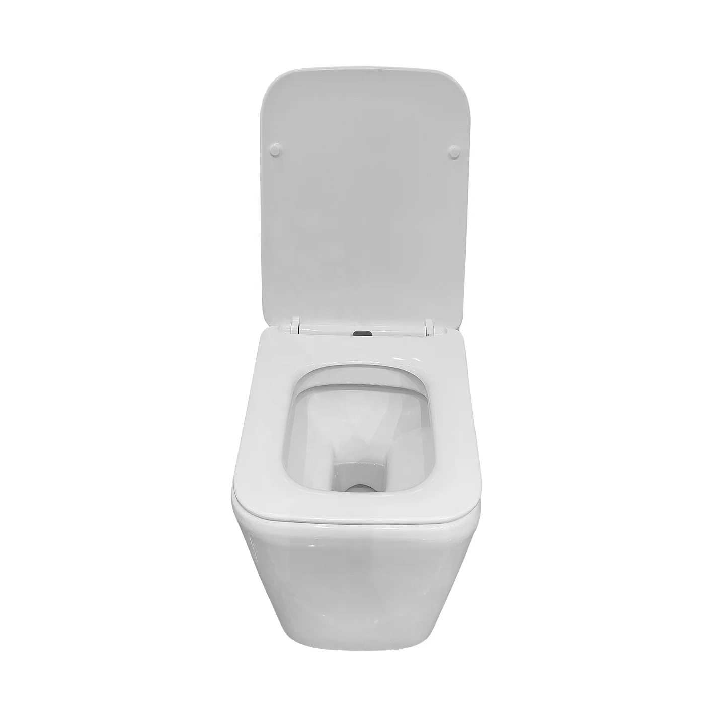 
Factory Direct Supply European round shape wall hung toilets dimensions P-trap Flush Commode Bathroom Toile 