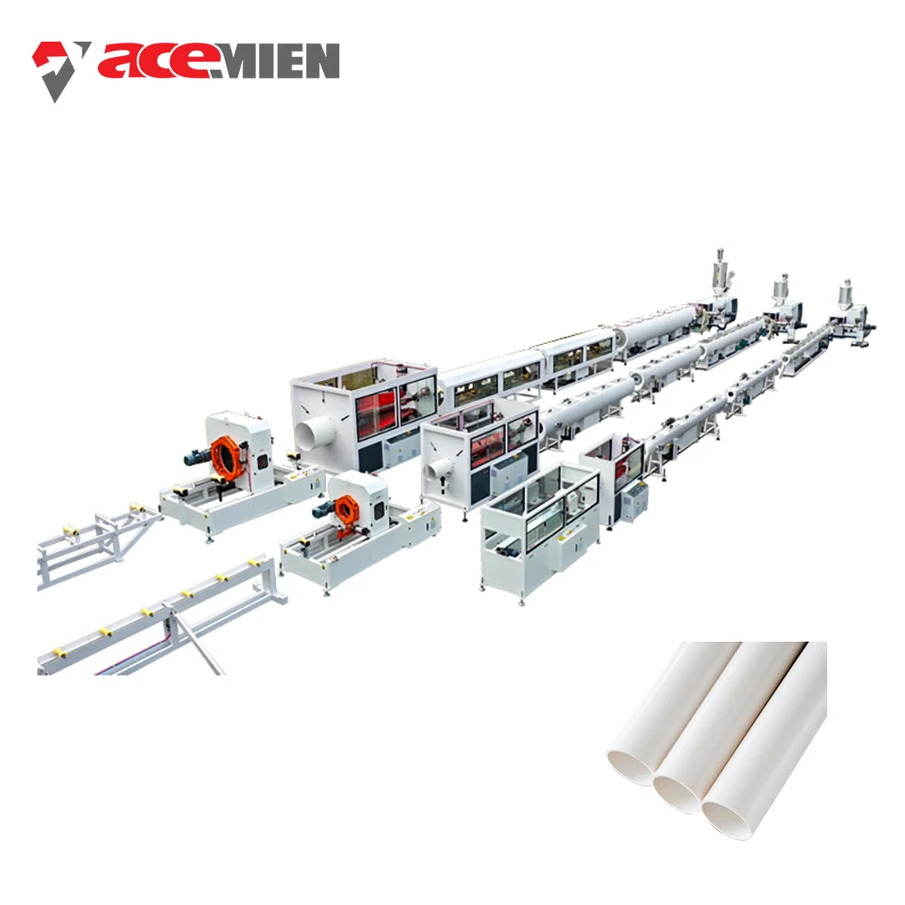 
upvc pvc hdpe pipe making machine 