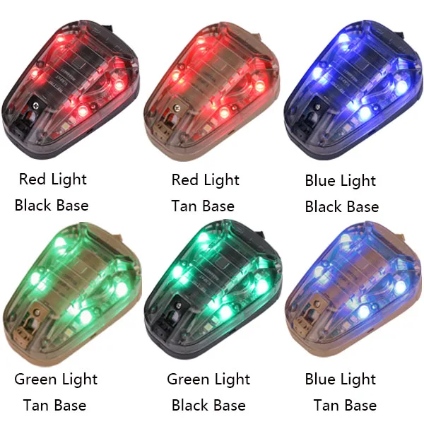 SeeMore Waterproof Ladybird Lamp Helmet Light Identification Light IR Visible LED Helmet Strobe Survival Signal Light