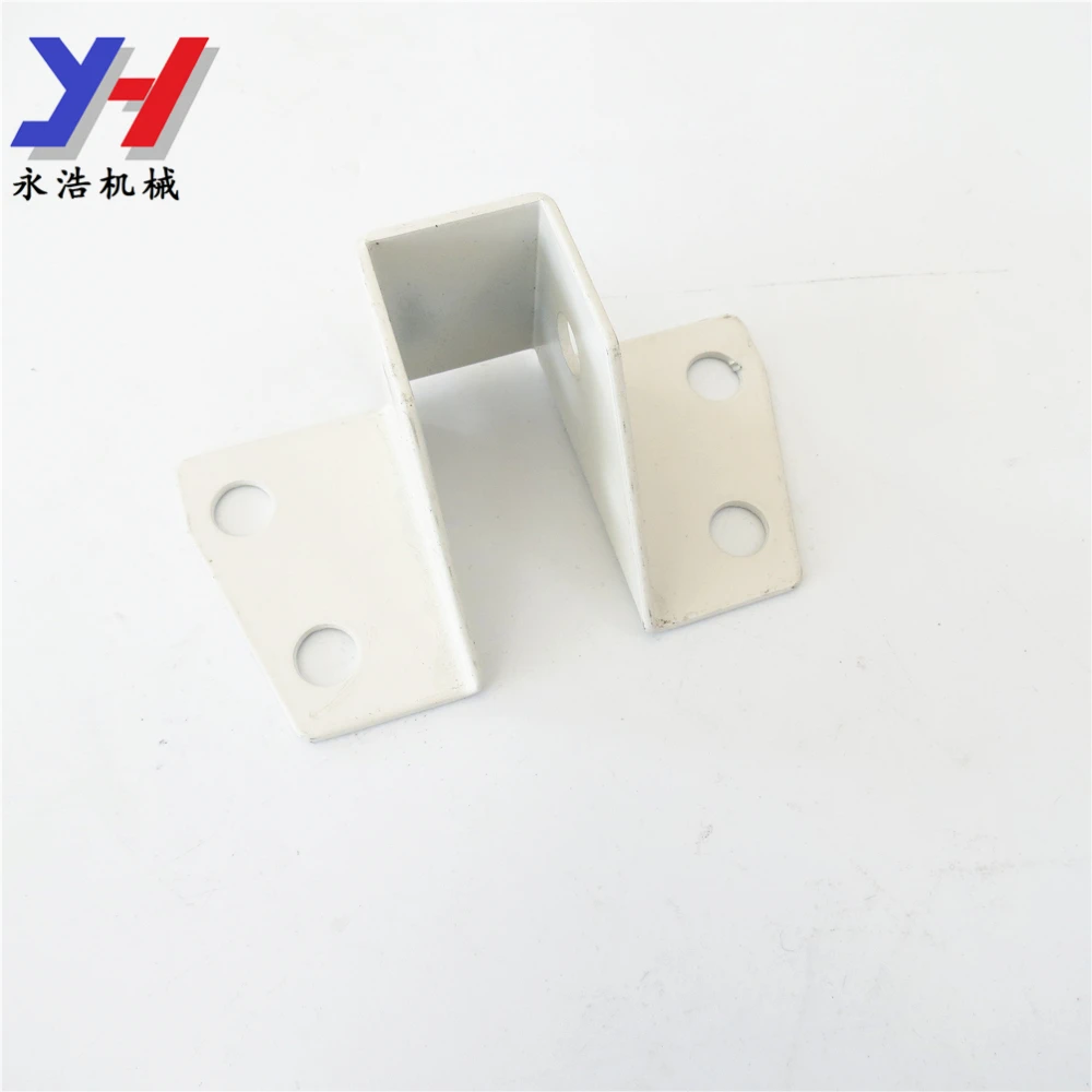 OEM ODM Industrial-Style Metal Plate Rail Connector Bracket Steel Connecting Rail for Square tube