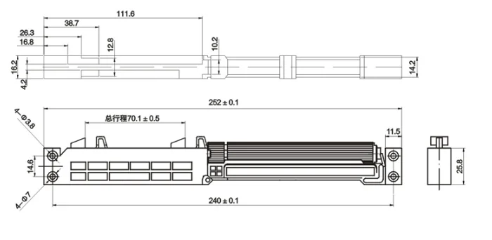 Good Product Kitchen cabinet Spring Buffer Slide Door Buffers Soft Closing System Door Damper