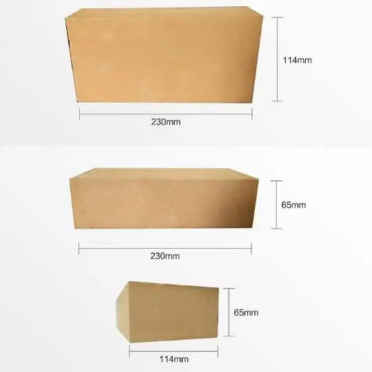 Standard size of light weight diatomite insulating bricks