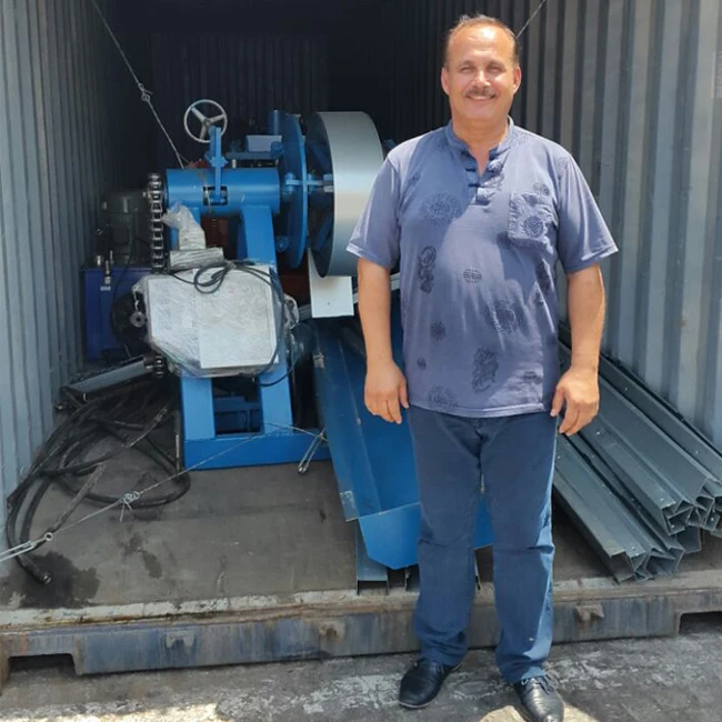 Hydraulic stud track and truss roll forming machine with innovative cutting tool