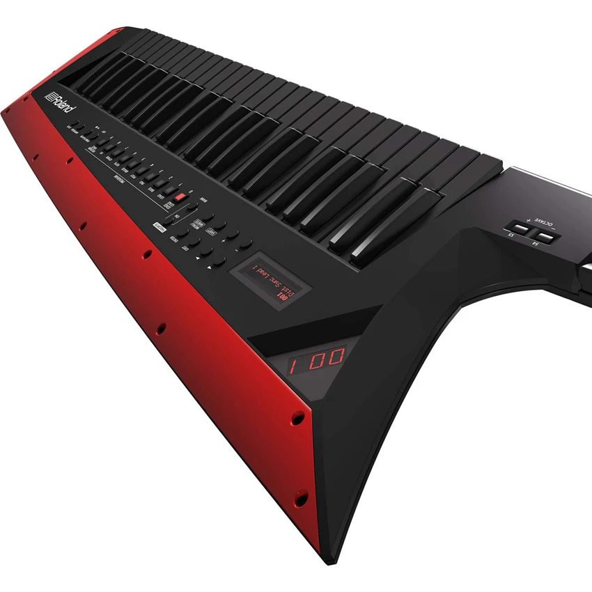 Синтезатор Rolands AX Edge 49 клавиш Keytar-черная/белая портативная клавиатура AX-synth