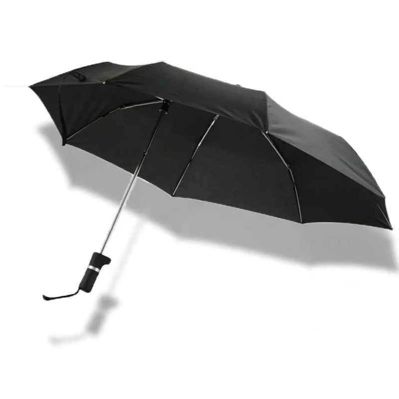 Multi-Function Manual Open Extend Folding Umbrella UV Protection Double Layer Canopy Air Vented Backpack Umbrella